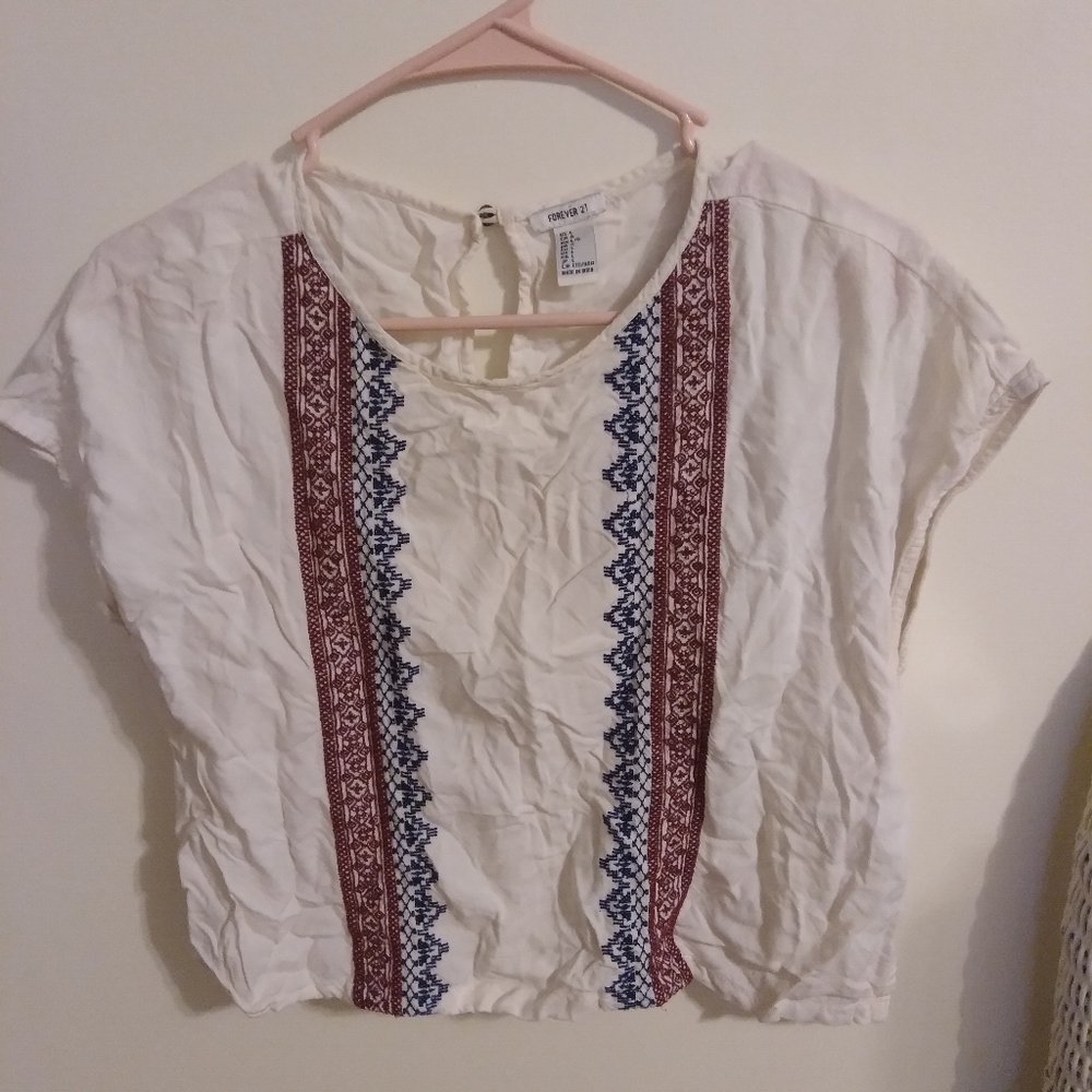 Forever 21 Creme Colored Top